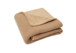 Blanket Crib 75x100cm Basic Knit - Biscuit/Fleece