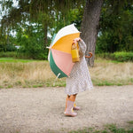 Kids Rain + UV Umbrella - Sunset+Wheat
