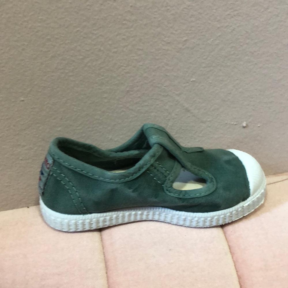 77777-189 Cienta fabric  Open shoe - Albhaca