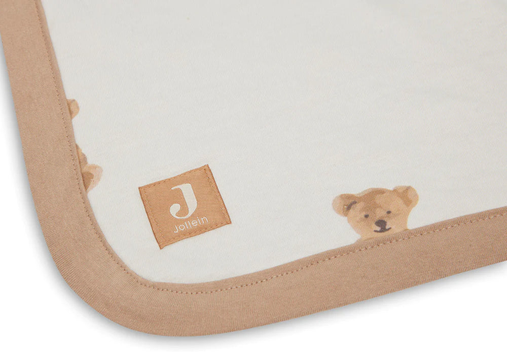 Blanket Crib Jersey 75x100cm - Teddy Bear