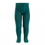 Tights Merino wool blend patterned- Oil color