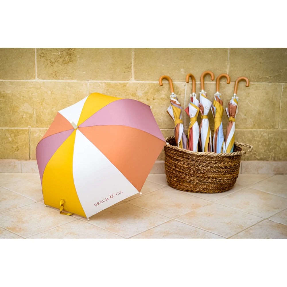 Sustainable Rain Umbrellas - Burlwood