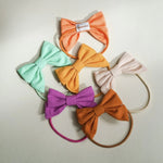 Fable Bow Ponies Set of 4 - Blush Bloom+Cajun Blossom