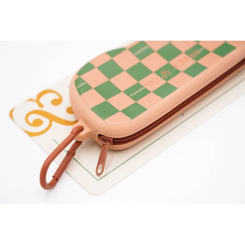 Sunglasses Case  - Checks Sunset+Orchard