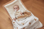 Blanket Crib Jersey 75x100cm - Teddy Bear