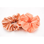 Hair Scrunchie Set of 2 - Stripes Sunset+Tierra