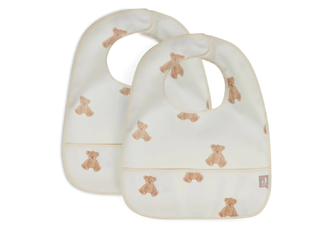 Bib Waterproof - Teddy Bear - 2 Pack - MintMouse (Unicorner Concept Store)