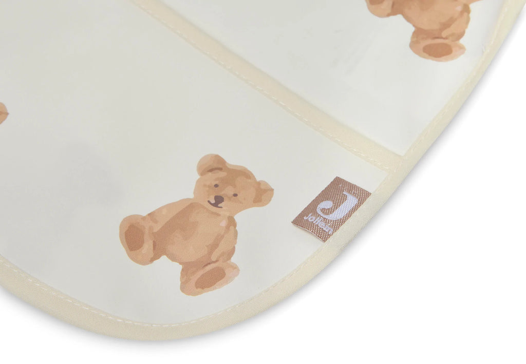 Bib Waterproof with Sleeves - Teddy Bear - MintMouse (Unicorner Concept Store)