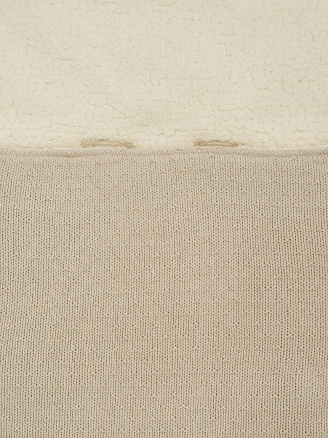 Footmuff - Teddy bliss knit - Cream - MintMouse (Unicorner Concept Store)