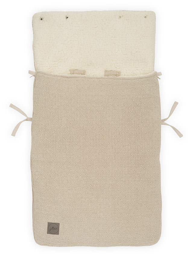 Footmuff - Teddy bliss knit - Cream - MintMouse (Unicorner Concept Store)