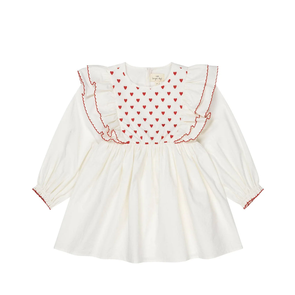 (KS6364) Coeur Dress - White - MintMouse (Unicorner Concept Store)
