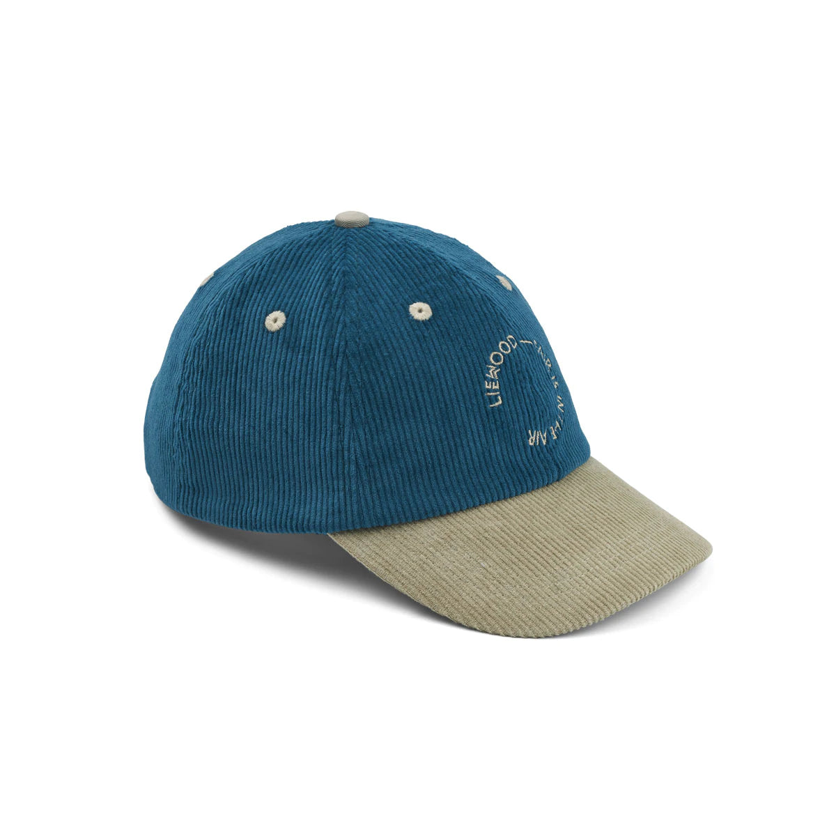 ( LW14469 ) Danny Corduroy Cap _ Surf blue multi mix - MintMouse (Unicorner Concept Store)