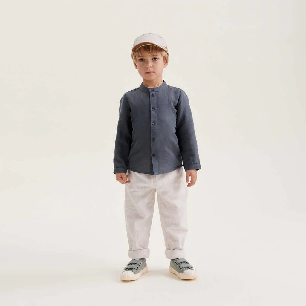 ( LW17559) Rory Cap _ Vehicles Dove Blue - MintMouse (Unicorner Concept Store)