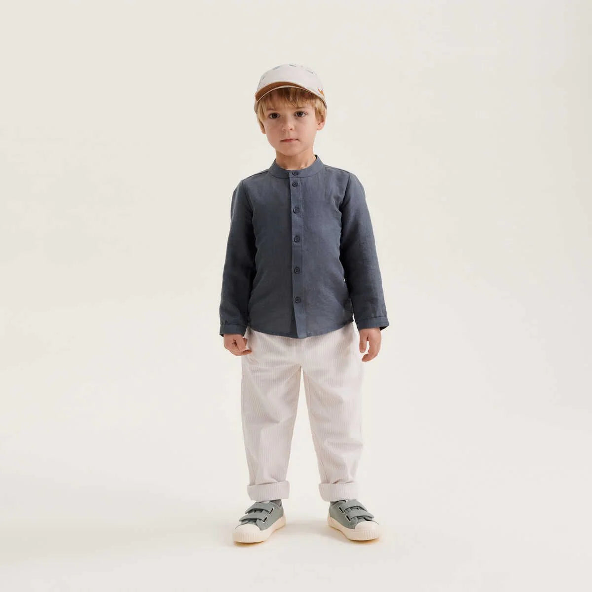 ( LW17559) Rory Cap _ Vehicles Dove Blue - MintMouse (Unicorner Concept Store)