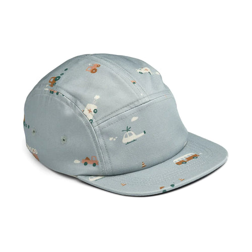 ( LW17559) Rory Cap _ Vehicles Dove Blue - MintMouse (Unicorner Concept Store)