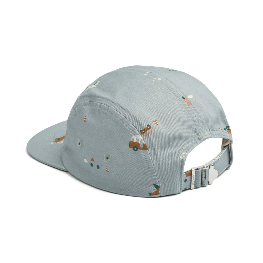 ( LW17559) Rory Cap _ Vehicles Dove Blue - MintMouse (Unicorner Concept Store)