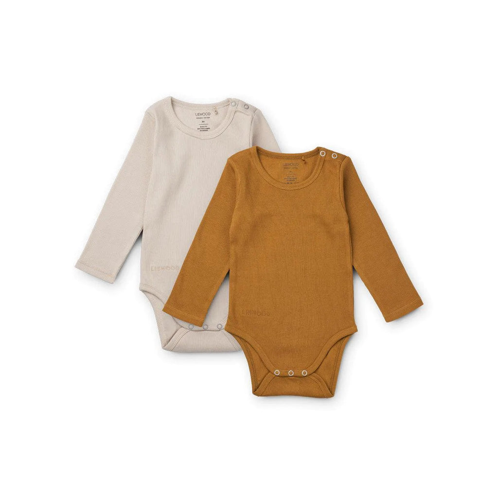 YANNI BODY STOCKING GOLDEN CARAMEL/SANDY MIX 2-PACK - MintMouse (Unicorner Concept Store)