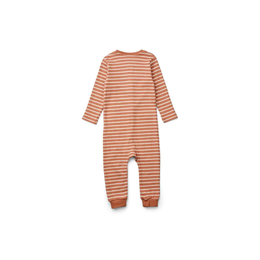 BIRK PYJAMAS SET JUMPSUIT TUSCANY ROSE/SANDY STRIPES LIEWOOD - MintMouse (Unicorner Concept Store)