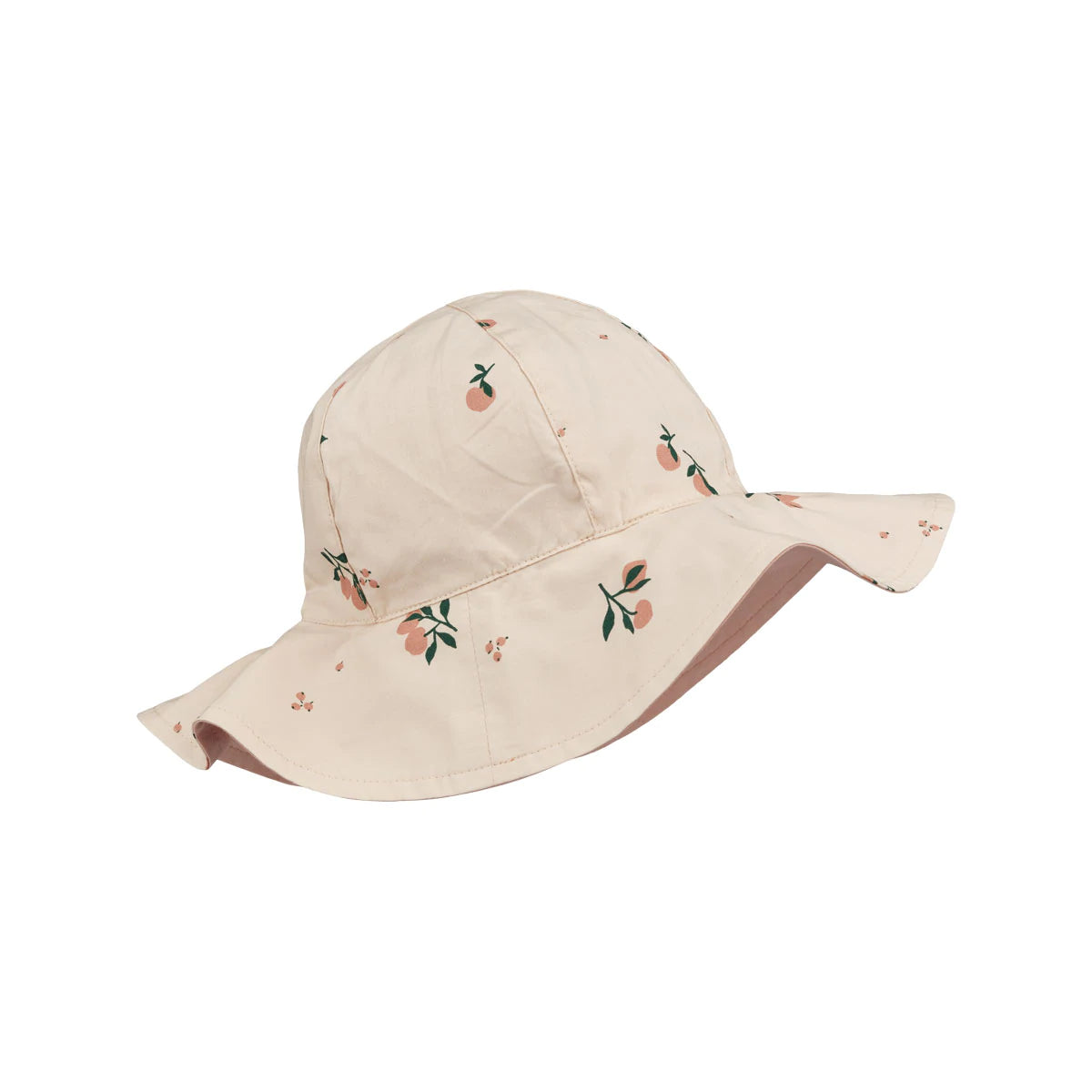 ( LW14625) Amelia Reversible Sun Hat _ Peach/sea shell mix - MintMouse (Unicorner Concept Store)