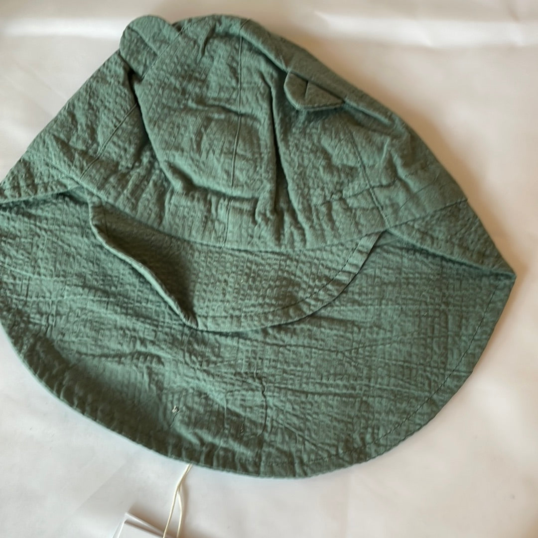 (LW14686) Gorm Seersucker Sun Hat Peppermint - MintMouse (Unicorner Concept Store)