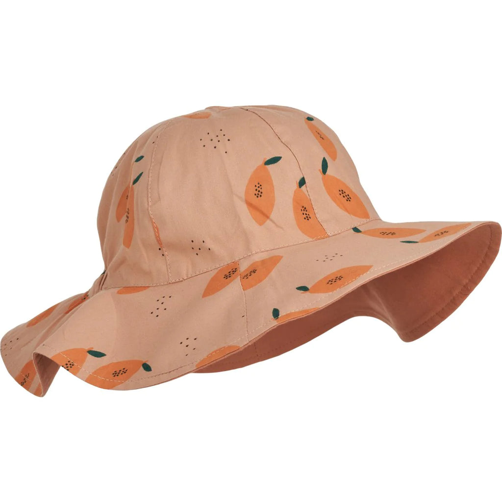 (LW17697) Amelia Reversible Sun hat / Papaya Pale Tuscany - MintMouse (Unicorner Concept Store)