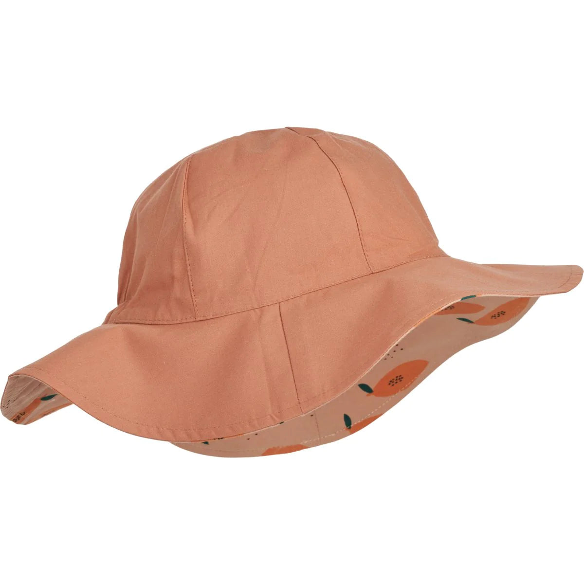 (LW17697) Amelia Reversible Sun hat / Papaya Pale Tuscany - MintMouse (Unicorner Concept Store)