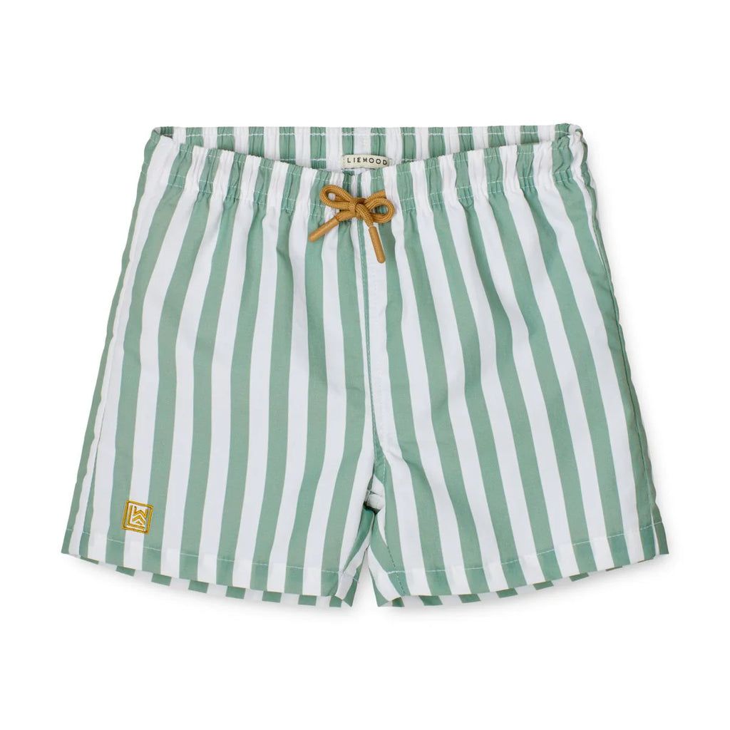 (LW17598) DUKE STRIPED BOARD SHORTS - MintMouse (Unicorner Concept Store)