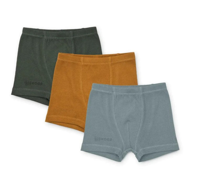 FELIX BOXERS 3 PACK BLUE FOG MULTI MIX LIEWOOD - MintMouse (Unicorner Concept Store)