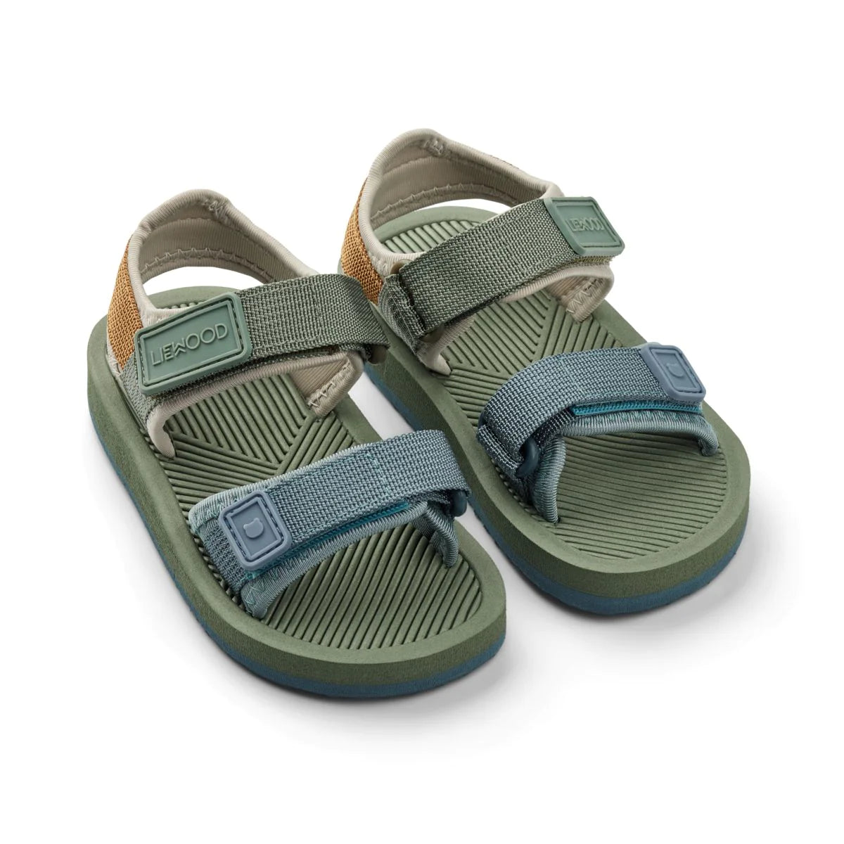 (LW14740) Liewood Monty Sandals - Hunter Green Mix - MintMouse (Unicorner Concept Store)
