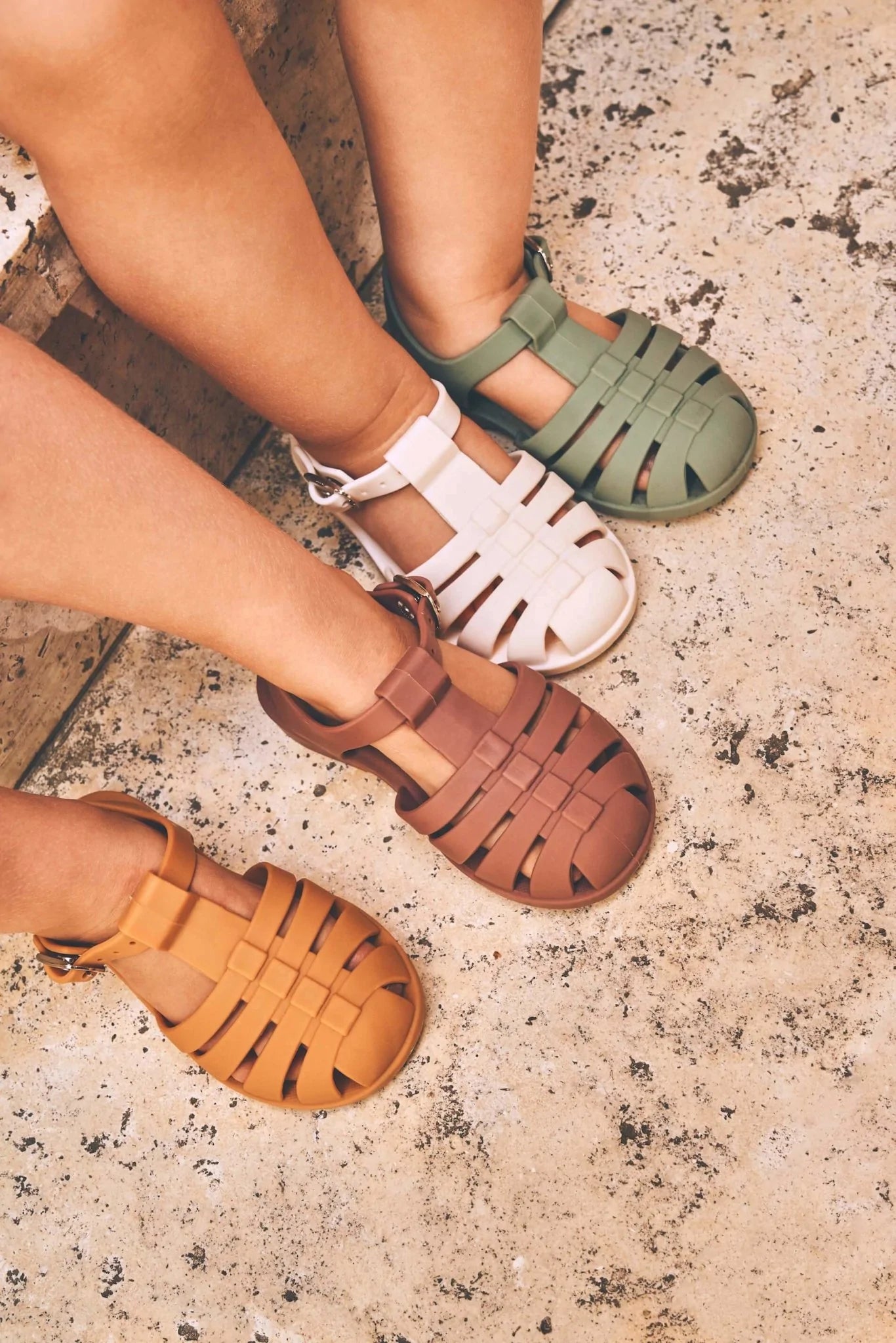 (LW17657) Liewood Mustard closed sandals - MintMouse (Unicorner Concept Store)