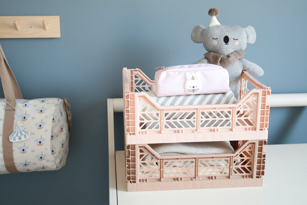 Folding crate Minibox - Warm taupe - MintMouse (Unicorner Concept Store)