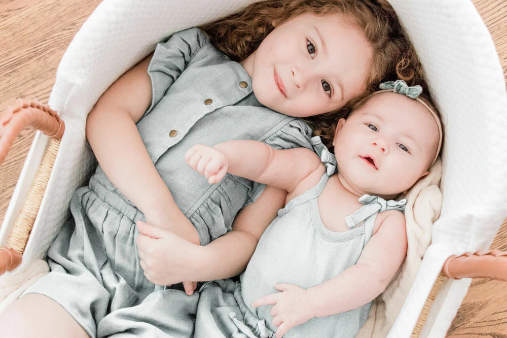 Kids' Organic Muslin Ruffle Jumper - Green Tea - MintMouse (Unicorner Concept Store)