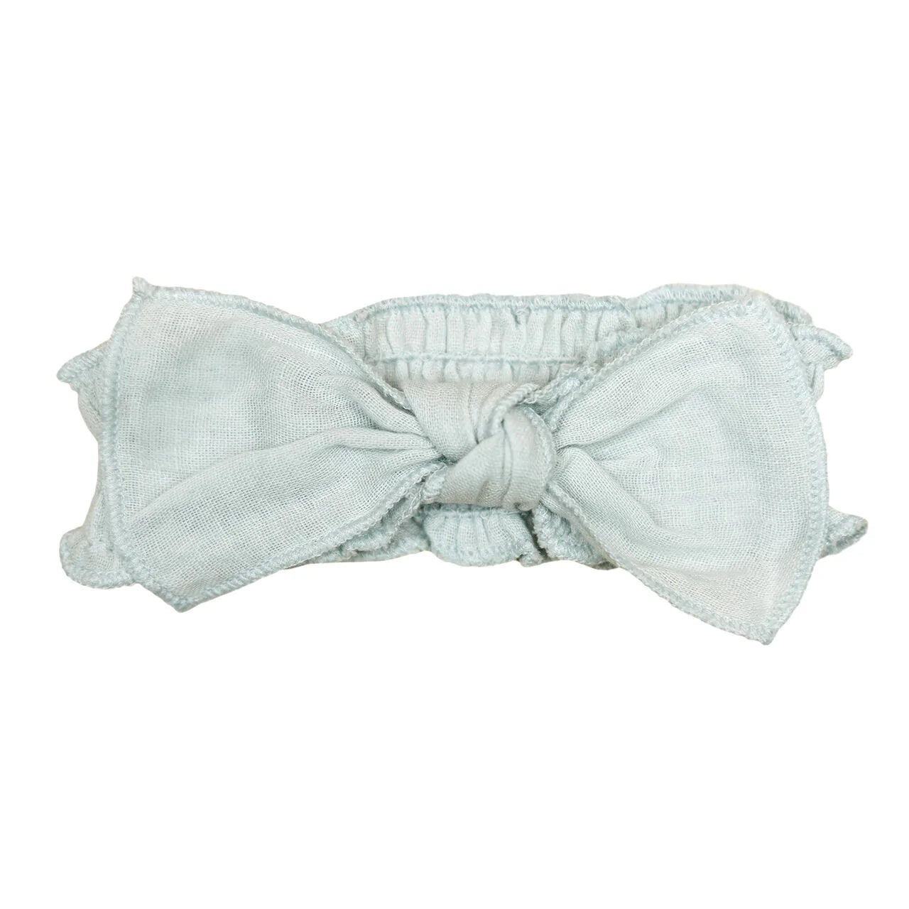Organic muslin smocked headband - Green Tea - MintMouse (Unicorner Concept Store)