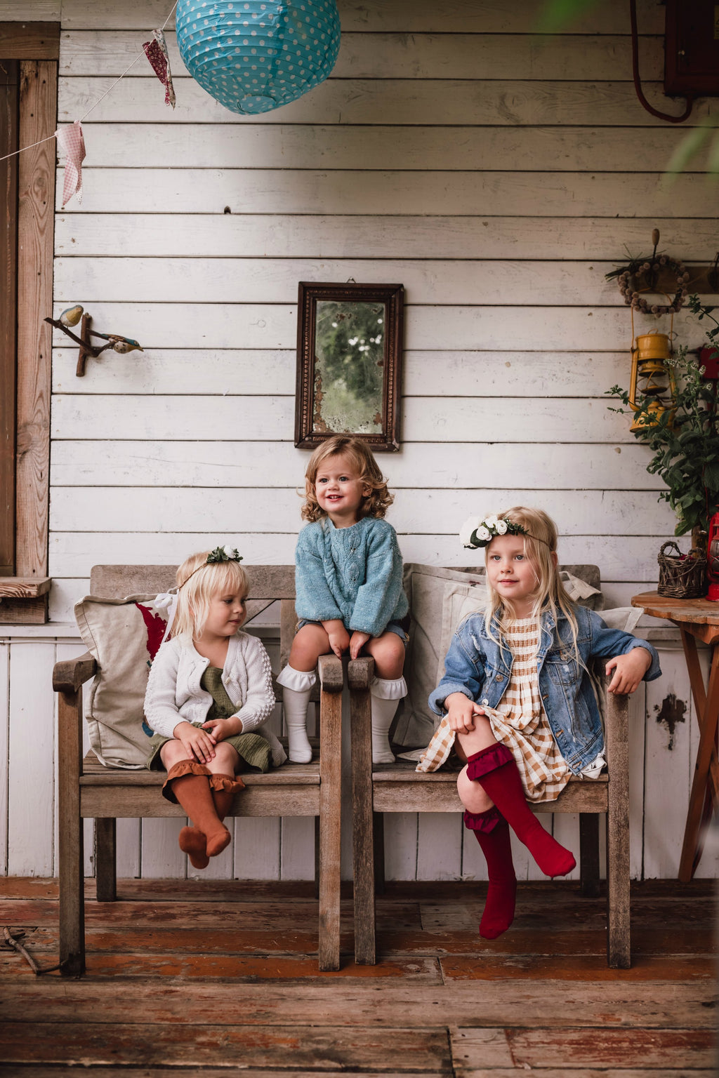 Frill kneesocks - deep red - MintMouse (Unicorner Concept Store)