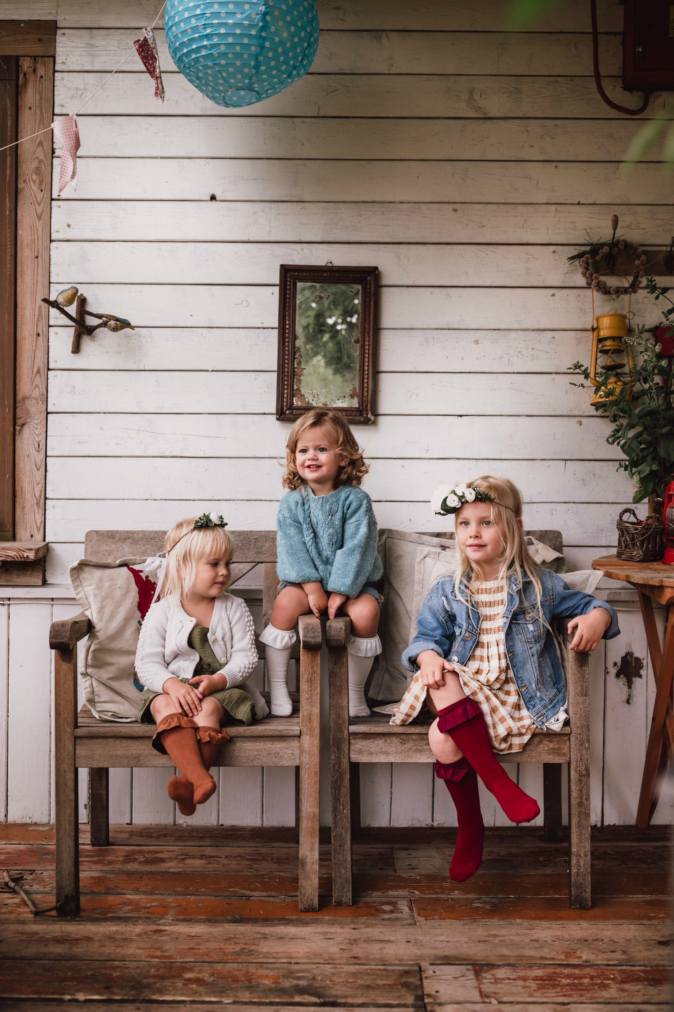 Frill kneesocks - deep red - MintMouse (Unicorner Concept Store)