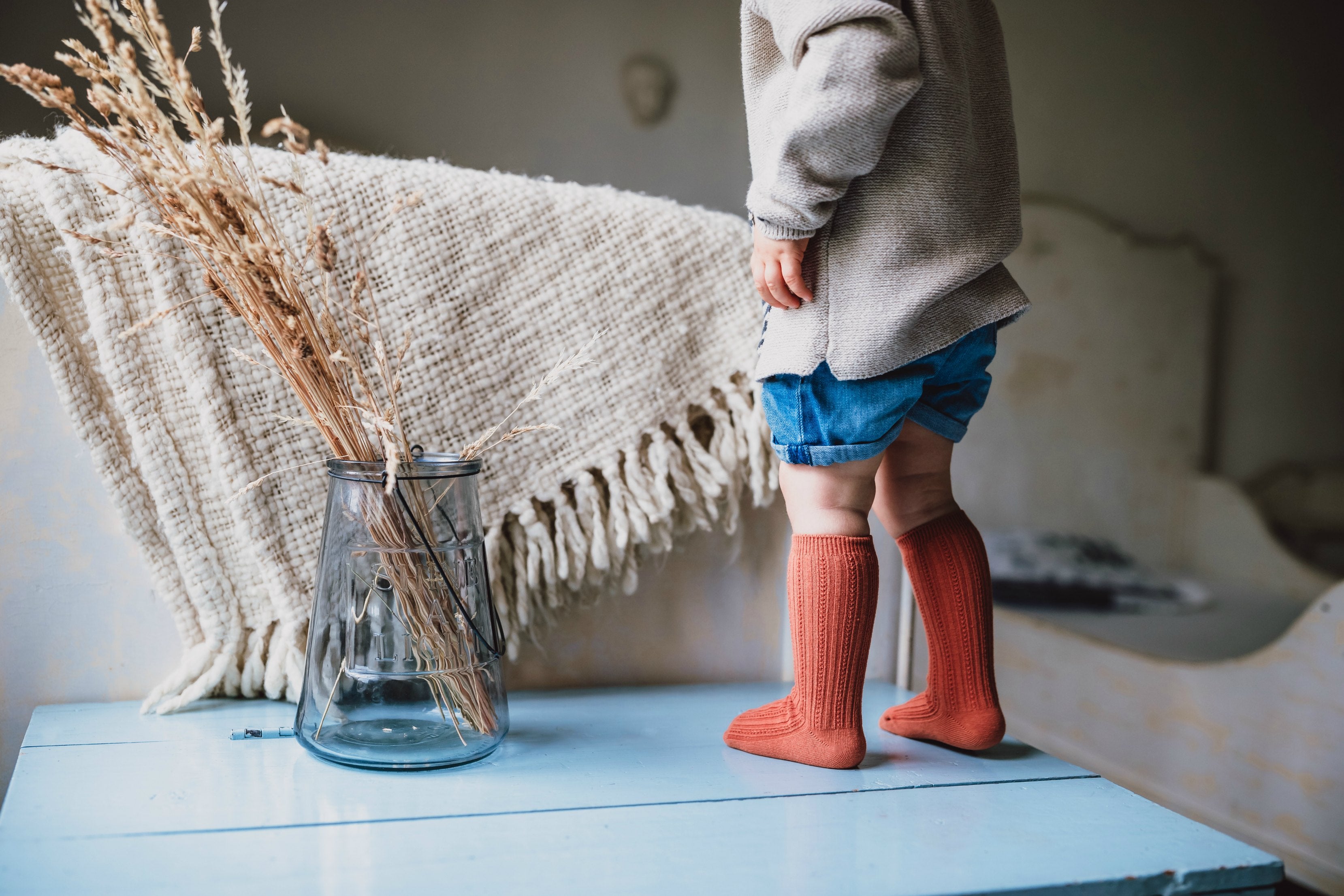 Classic ribbed socks - orange - MintMouse (Unicorner Concept Store)