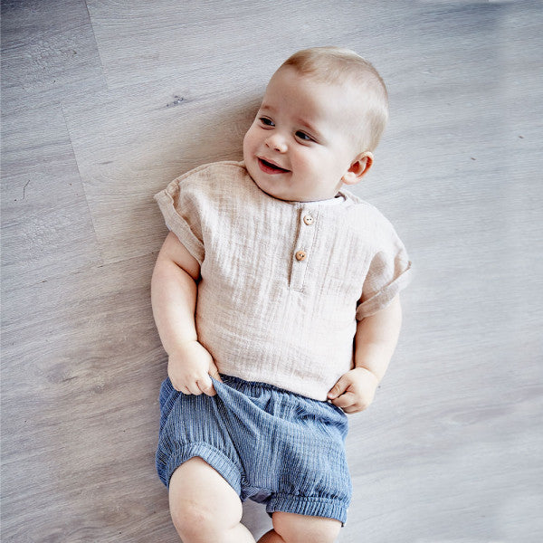 GOTS BABY BOY Pump Pants Muslin fabric - MintMouse (Unicorner Concept Store)