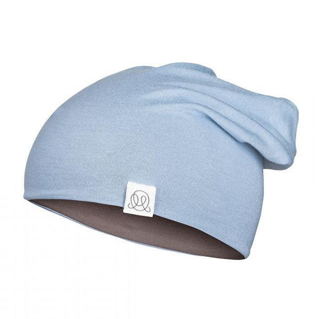 Reversable Bamboo Beanie - Sky Blue/Brown - MintMouse (Unicorner Concept Store)