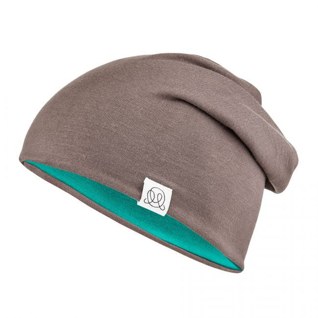 Reversable Bamboo Beanie - Emerald/Brown - MintMouse (Unicorner Concept Store)