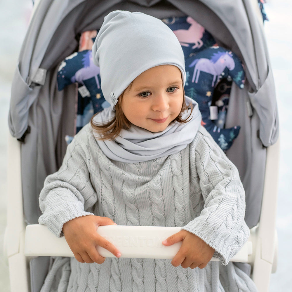 Bamboo Reversible Beanie - Light Grey - MintMouse (Unicorner Concept Store)