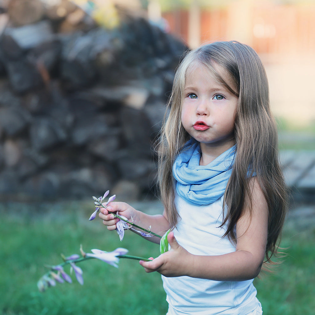 Infinity Bamboo Scarf - Light Blue - MintMouse (Unicorner Concept Store)