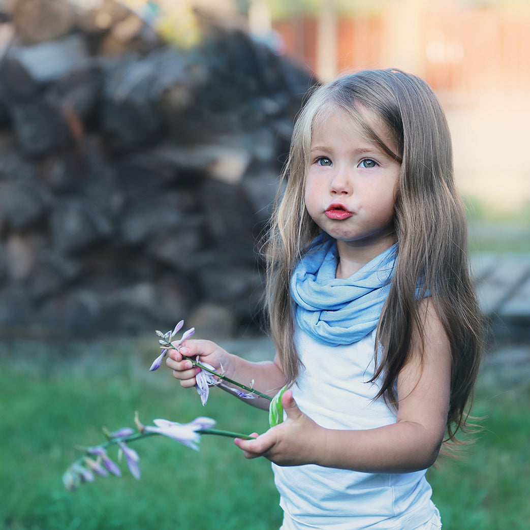 Infinity Bamboo Scarf - Light Blue - MintMouse (Unicorner Concept Store)