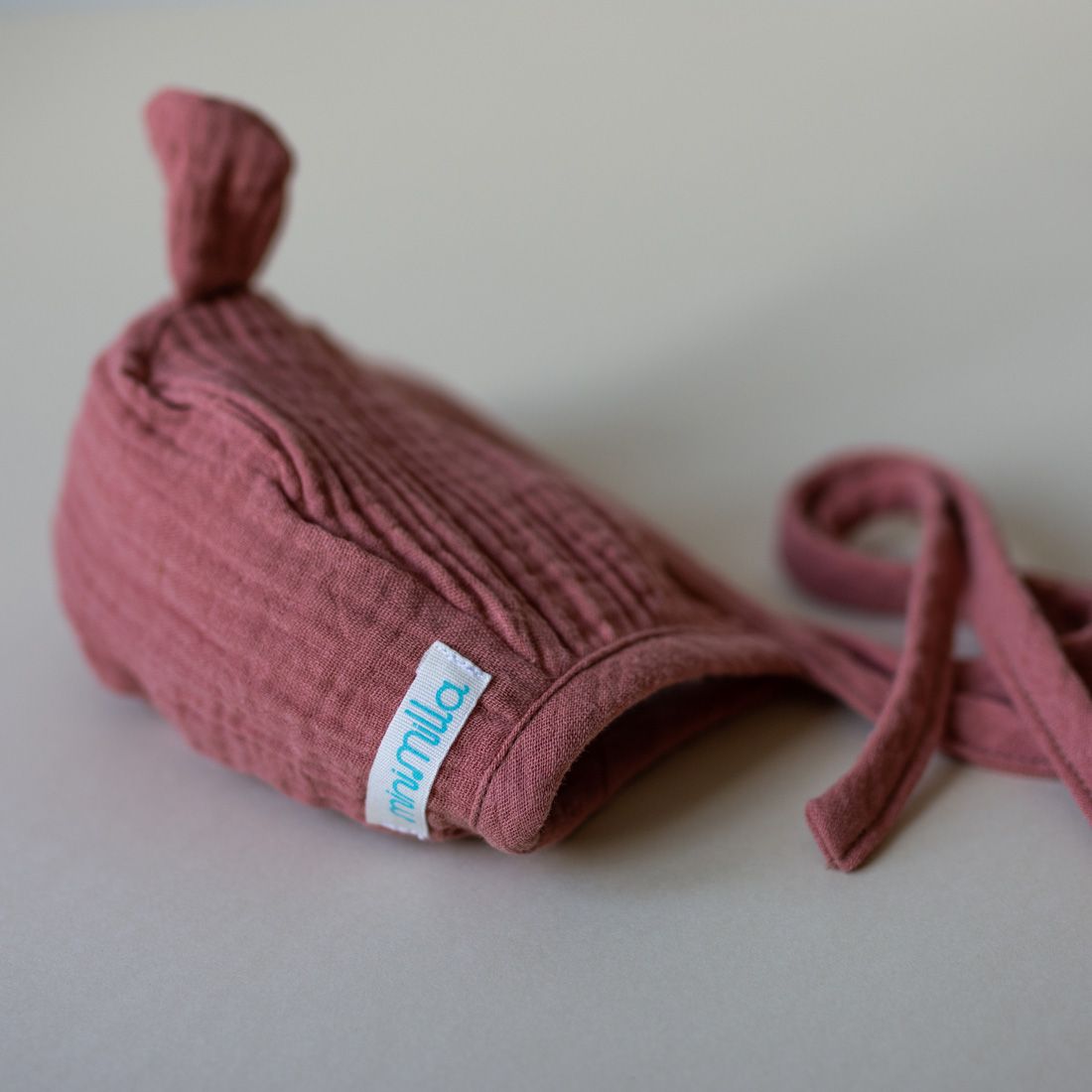 Bear bonnet - marsala - MintMouse (Unicorner Concept Store)