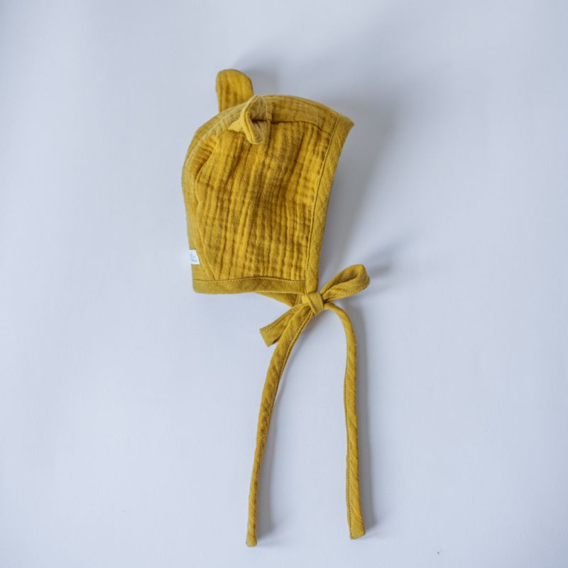 Bear bonnet - mustard - MintMouse (Unicorner Concept Store)