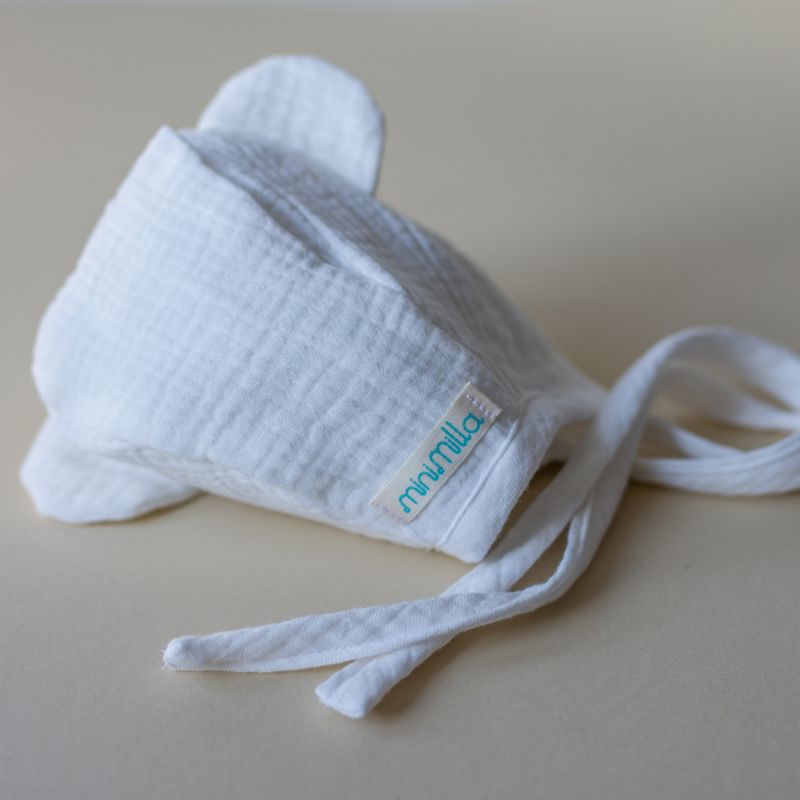 Bear bonnet - white - MintMouse (Unicorner Concept Store)