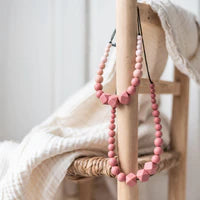 Breastfeeding and Teething Necklace - Terracotta