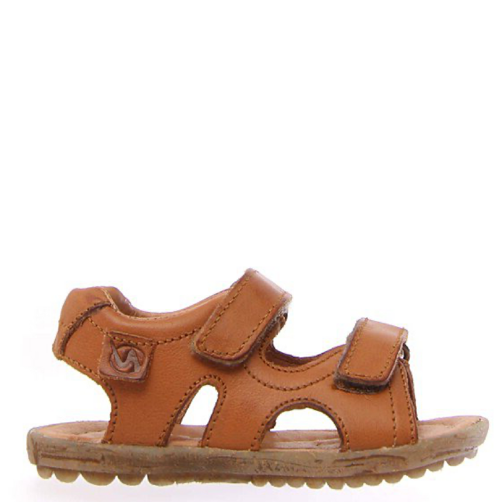 Naturino Nappa Spazz cognac - brown velcro sandal - MintMouse (Unicorner Concept Store)