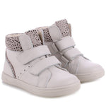 (2729A-12) Emel Grey Velcro Trainers