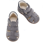(2437-31) Emel grey closed sandals