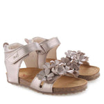 (2640D-8/2641D-8) Emel metallic Flowers sandals